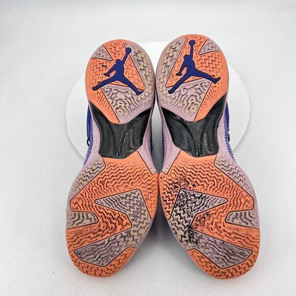 Nike Air Jordan 37 Low Til Dawn Men Size 11.5 DQ4122-400 Lapis Blue Crimson Shoe - Picture 8 of 11